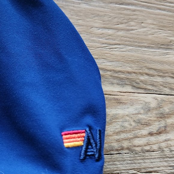 Aviator Nation Blue Triangle Adjustable Sports Bra Medium M - Picture 3 of 6